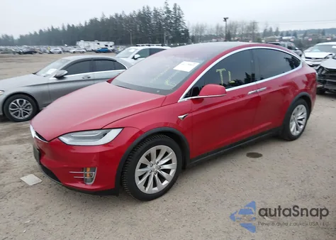2020 Tesla Model X Long Range Dual Motor All-Wheel Drive/Long Range Plus Dual Motor All-Wheel Drive from USA, damaged, VIN 5YJXCBE21LF272347